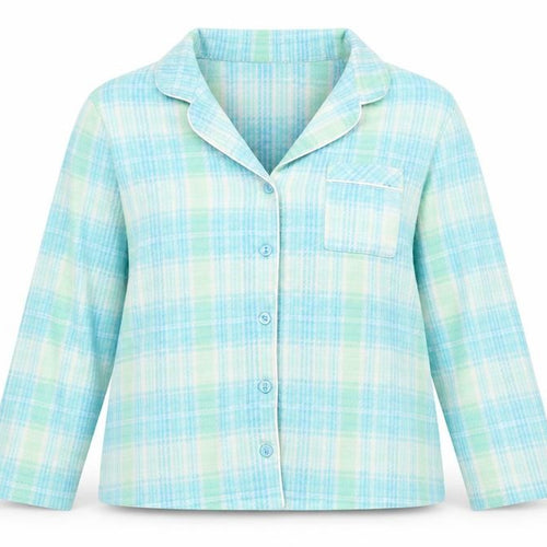 Karen Neuburger Womens Multicoloured Check  Top Pyjama Set Size XL