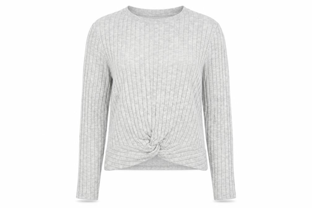 Front view of Primark women’s grey jumper, size L