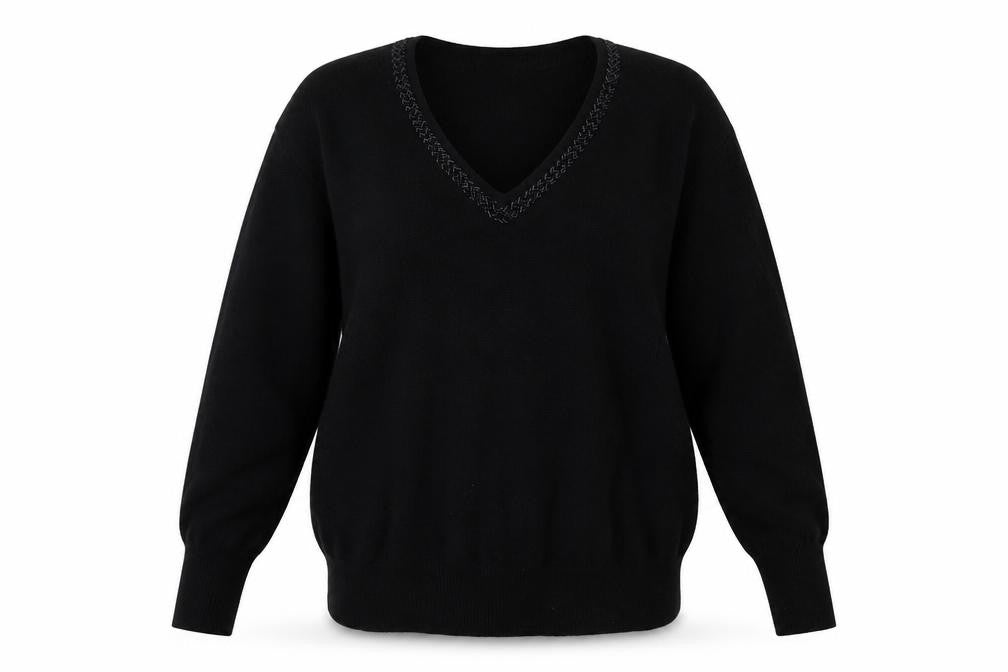 He Love Me He Loves Me Not Womens Black   Pullover Jumper Size 12