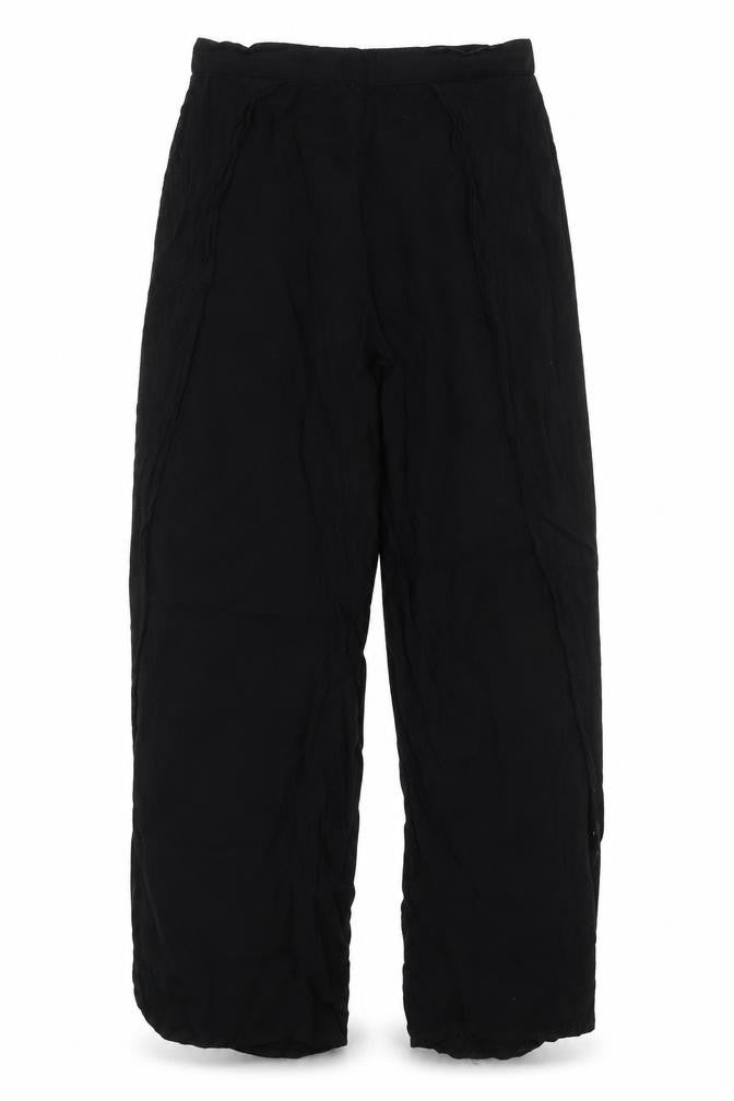 Front view of Akasa women’s black trousers, size UK 12, 29-inch leg