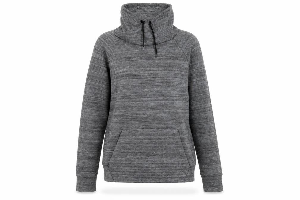 Front view of H&M women’s grey jumper, size S