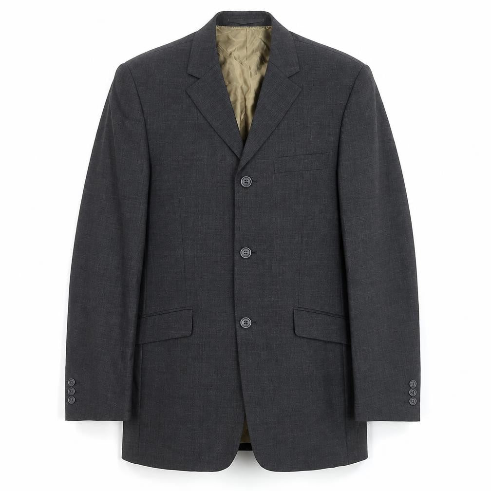 Front view of Milan men’s grey jacket suit jacket, size 38