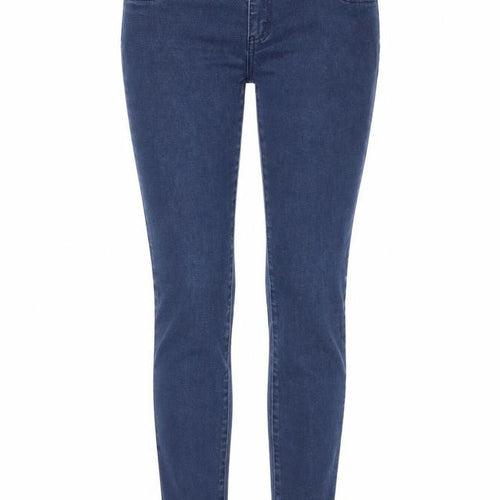 VILA Womens Blue  Denim Skinny Jeans Size L L31 in