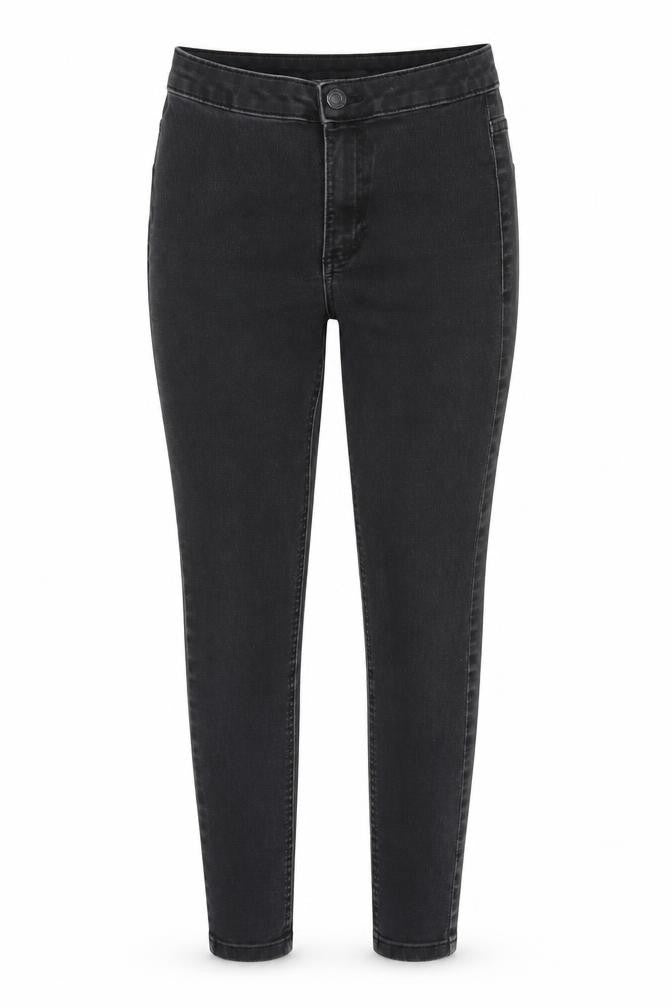 M&S Womens Black  Denim Skinny Jeans Size 8 L26 in