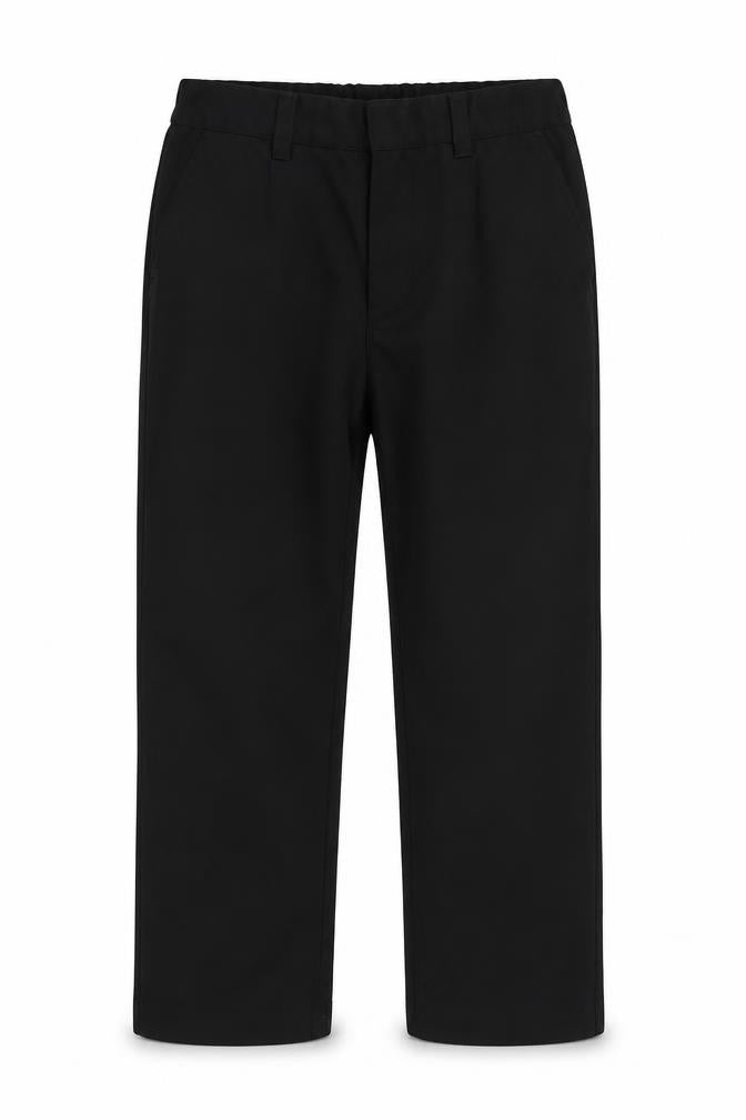 F&F Boys Black   Chino Trousers Size 7-8 Years