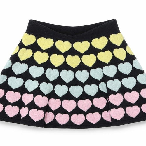 H&M Girls Black Geometric  A-Line Skirt Size 18 Months