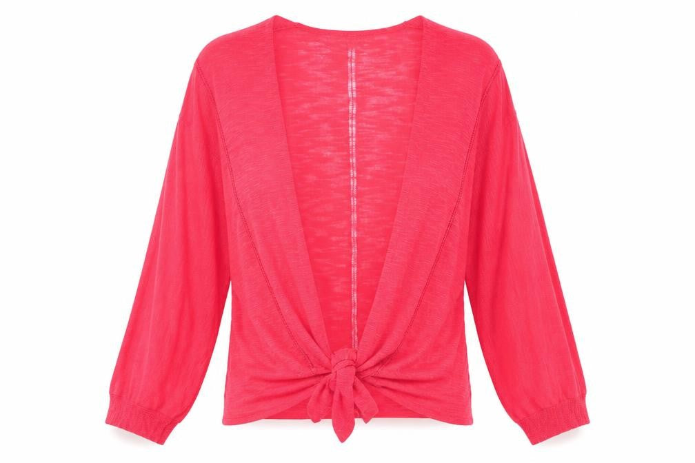 NEXT Womens Orange   Cardigan Jumper Size M  - Open Knit Details