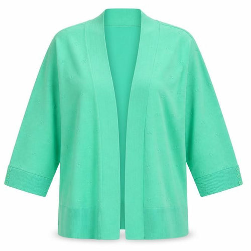 Hepburn Womens Green   Cardigan Jumper Size S