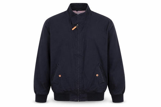 Front view of New Look men’s blue jacket, size S