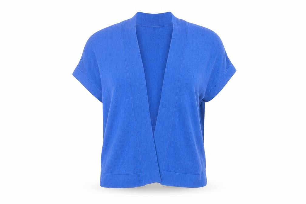 Marks and Spencer Womens Blue   Cardigan Jumper Size 10