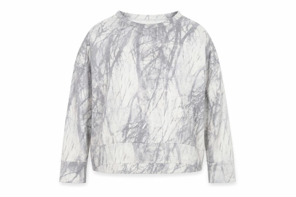 Front view of Postcard women’s white jumper, size M