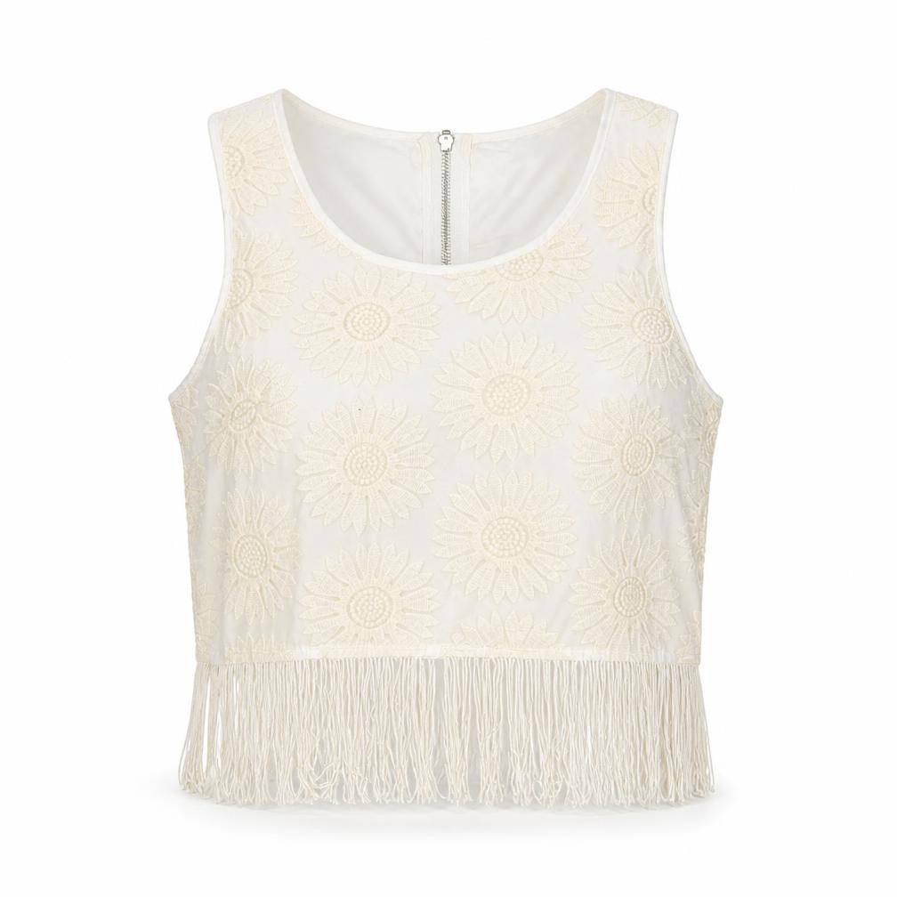 Front view of Parisian women’s ivory basic blouse, size UK 12