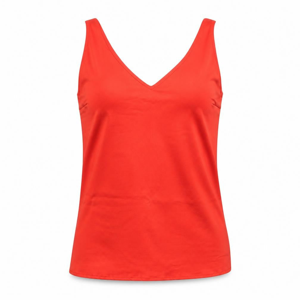 Front view of Next women’s orange basic t-shirt, size UK 10