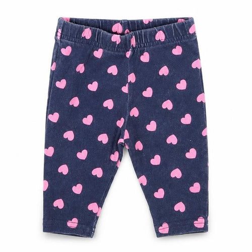 George Girls Blue Polka Dot  Capri Leggings Size 0-3 Months