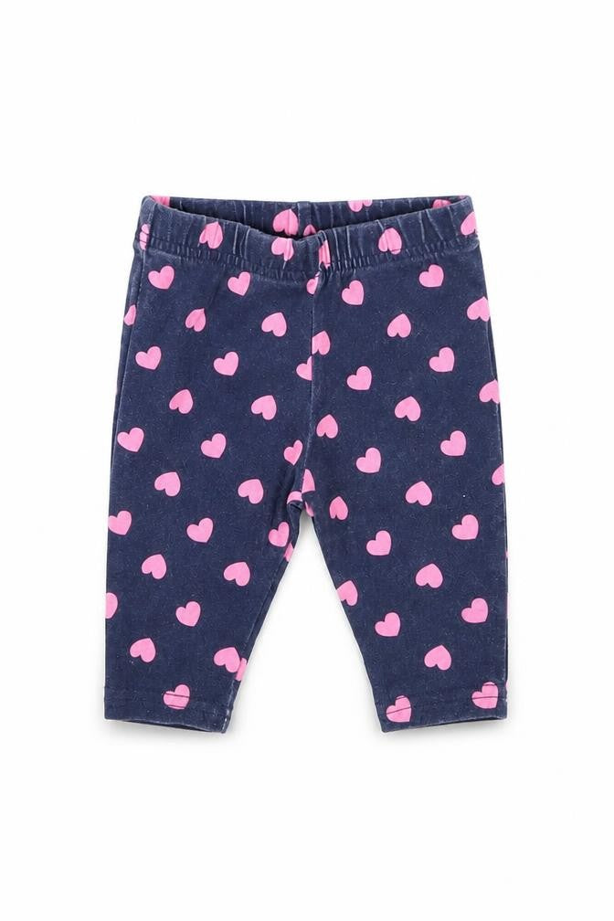 George Girls Blue Polka Dot  Capri Leggings Size 0-3 Months