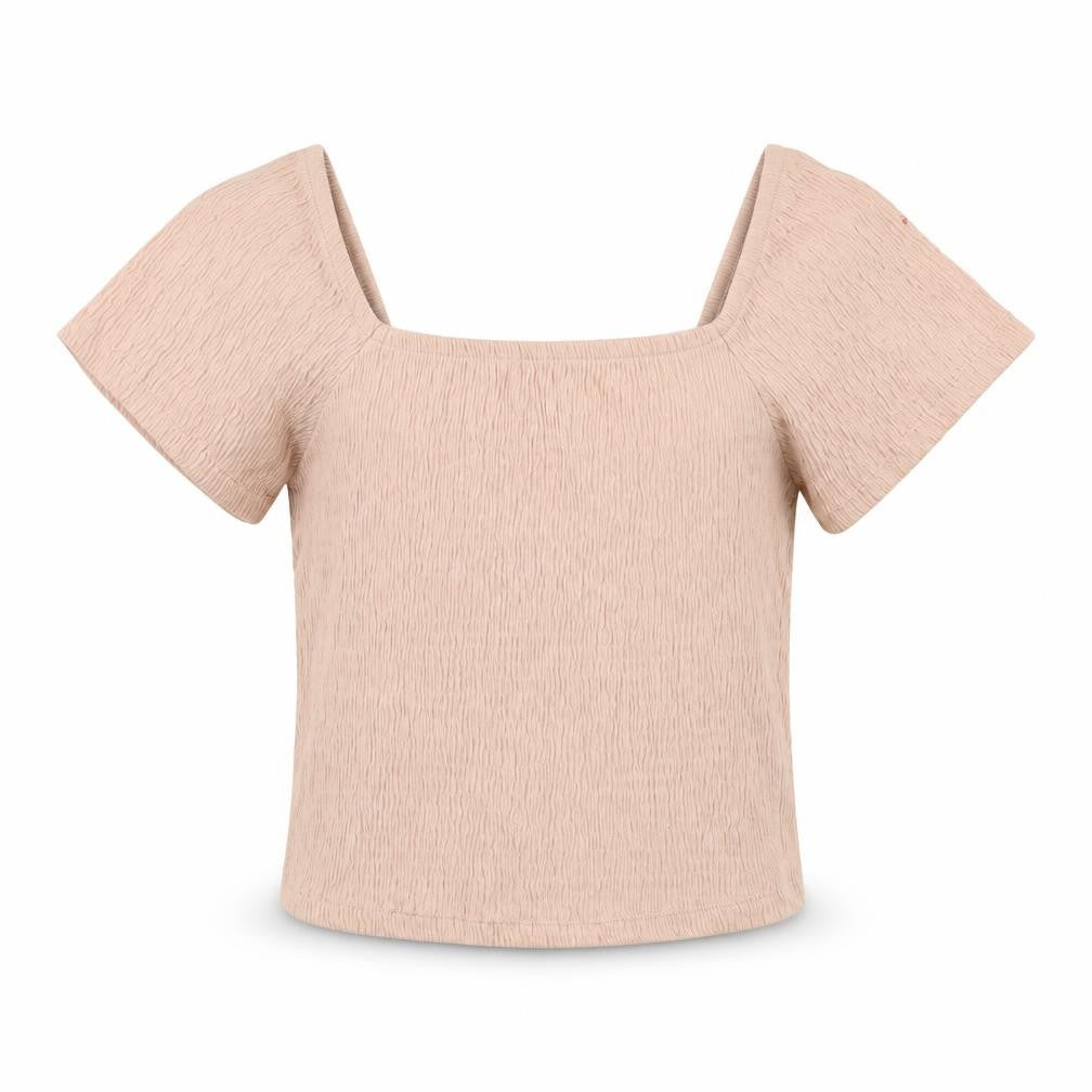 New Look Girls Pink   Cropped Blouse Size 10 Years