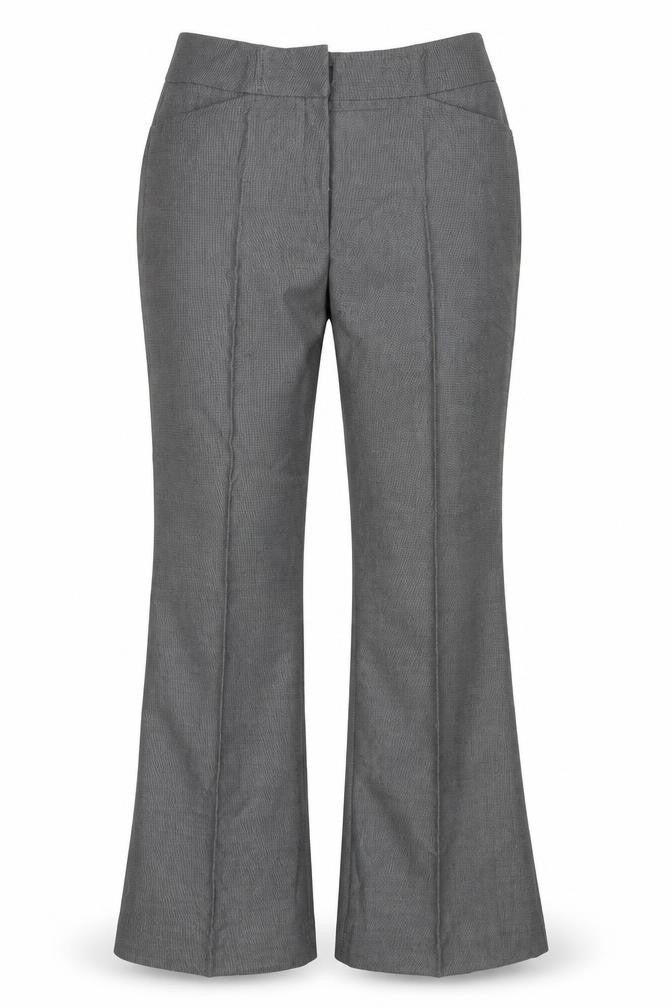 M&S Womens Grey   Dress Pants Trousers Size 8 L29 in