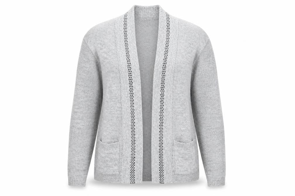 Pure Fashion Womens Grey   Shrug Jumper Size L