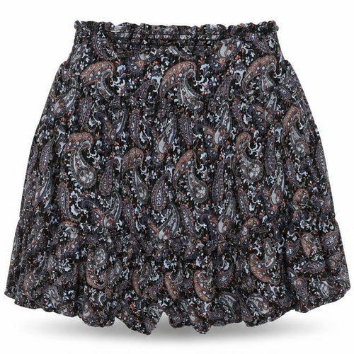 Oasis Womens Blue Paisley  Flare Skirt Size 8