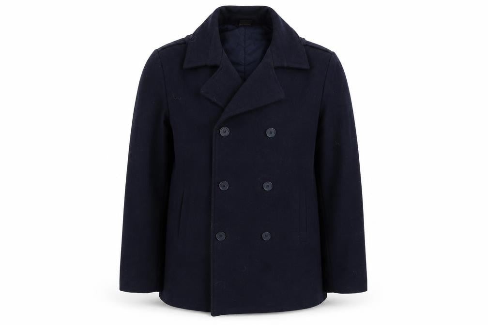 Front view of Oak Valley women’s blue jacket coat, size M