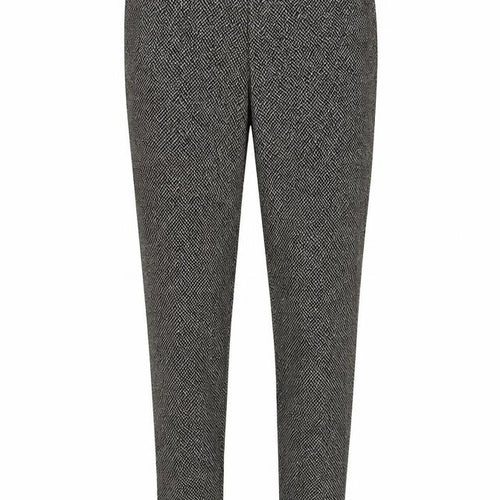 Oltre Womens Beige Geometric  Trousers  Size 28 in L27 in