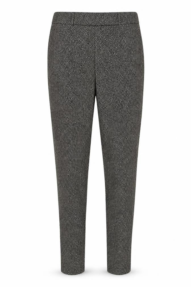 Oltre Womens Beige Geometric  Trousers  Size 28 in L27 in