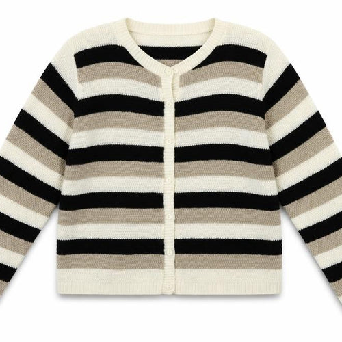 EVIE        Womens Beige Striped  Cardigan Jumper Size 12