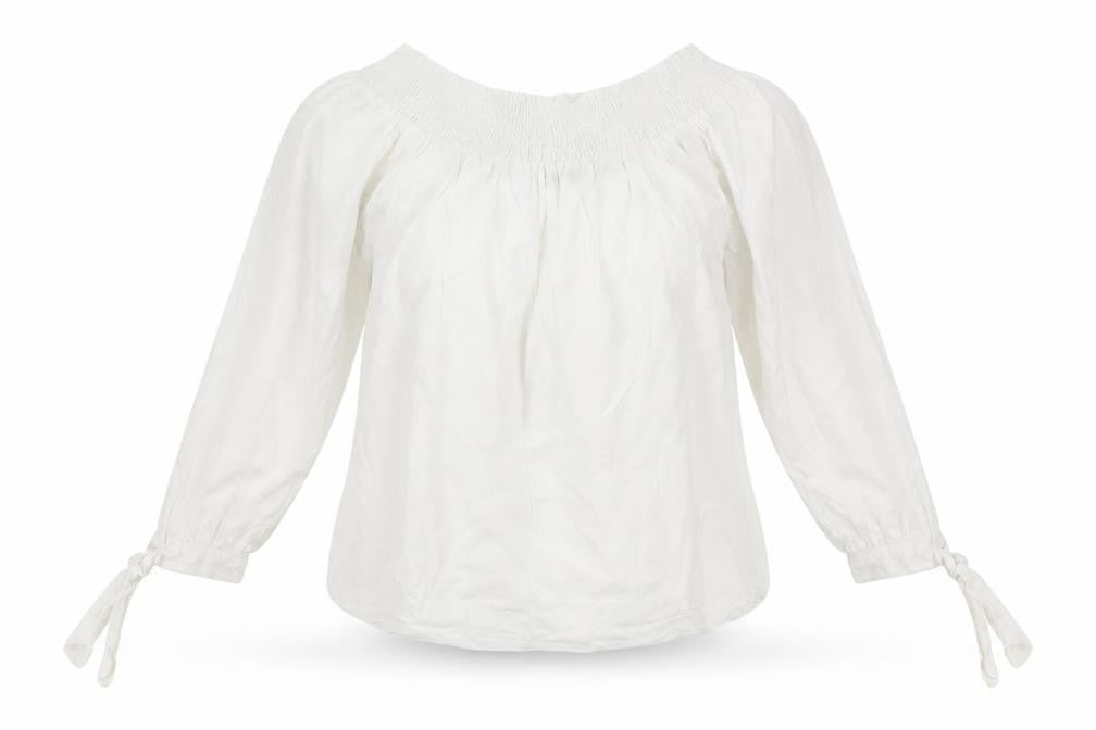 Front view of New Look women’s white basic t-shirt, size UK 10