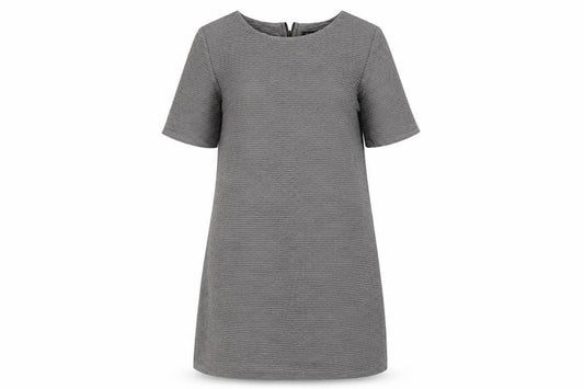 Front view of River Island women’s grey a-line, size UK 12