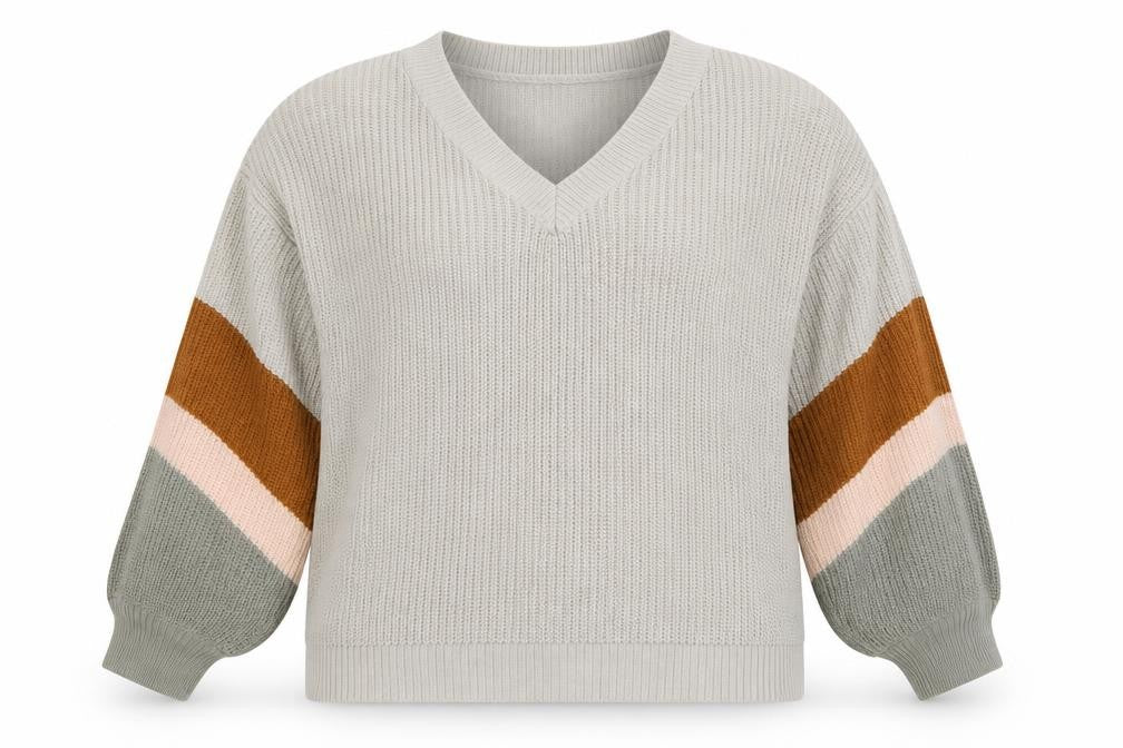 Front view of SHEIN women’s multicoloured jumper, size L