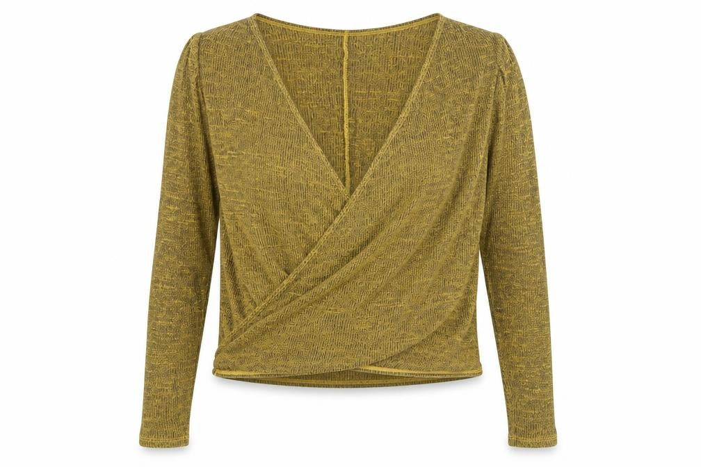 Front view of River Island women’s yellow basic t-shirt, size UK 12