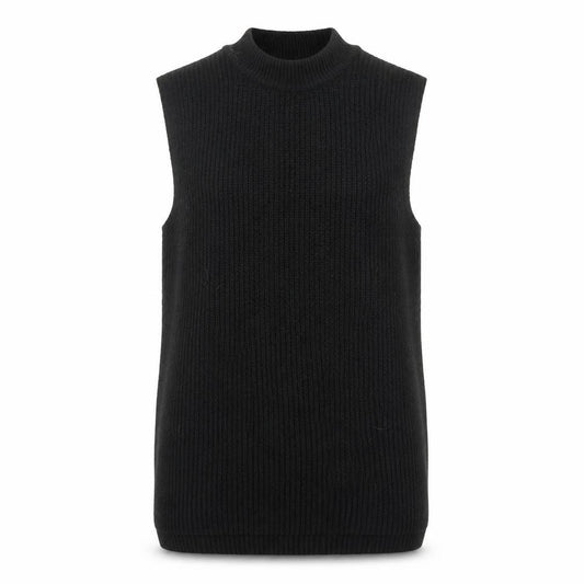 Front view of H&M women’s black a-line, size XS