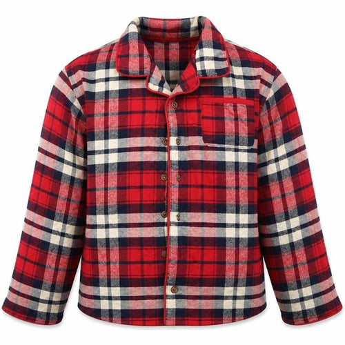 NEXT Girls Red Plaid  Top Pyjama Top Size 10-11 Years