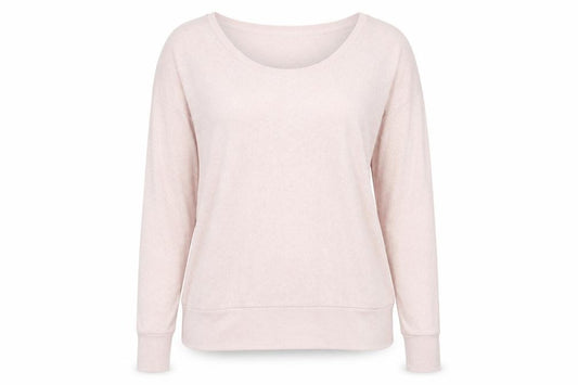 Front view of Next women’s pink knit jumper, size UK 12
