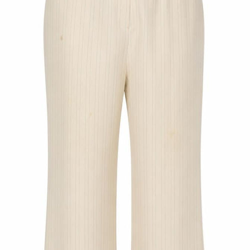Berkertex Womens Ivory Striped  Trousers  Size 20 L27 in