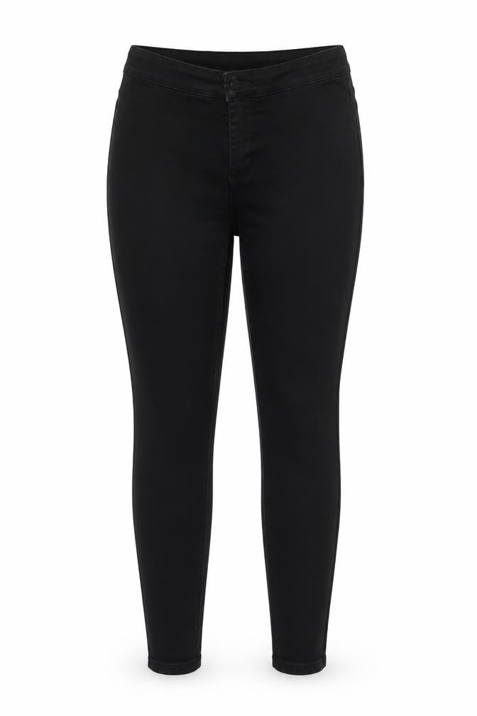 Denim & Co. Womens Black   Tapered Jeans Size 14 L29 in