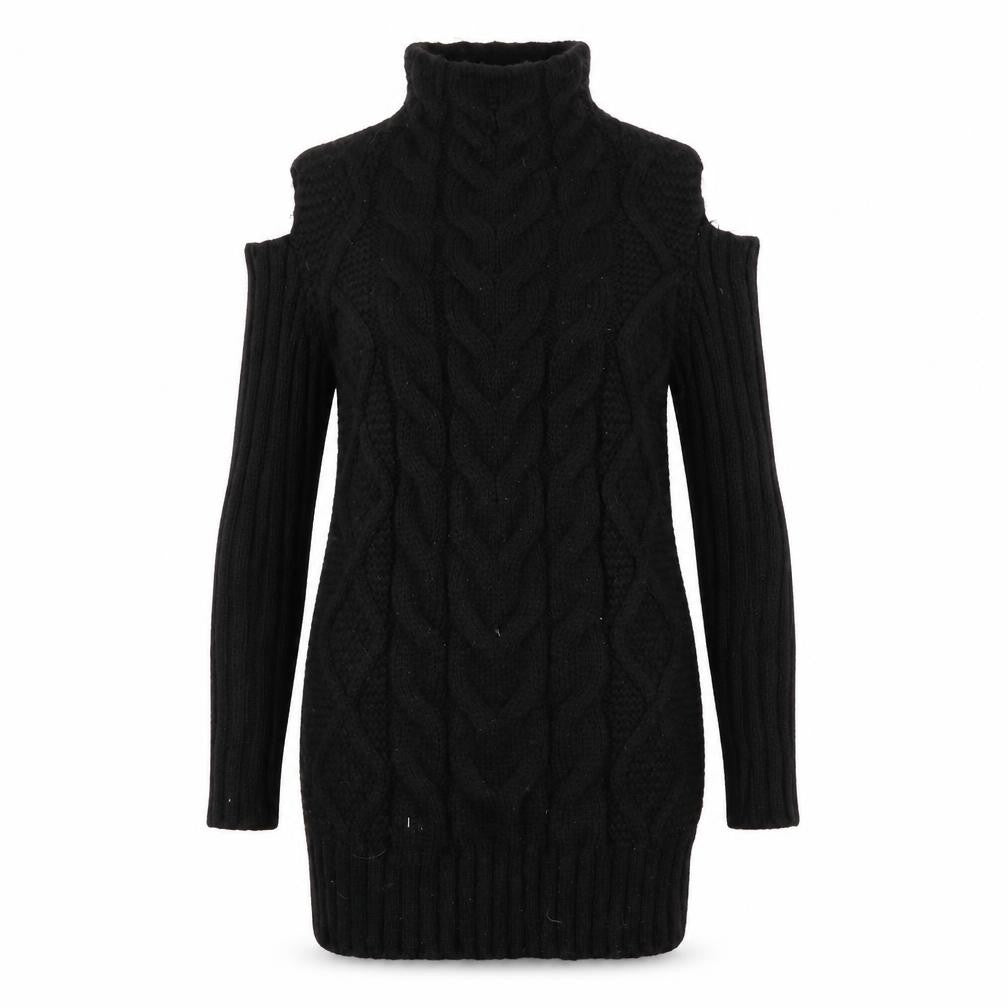 Front view of George women’s black jumper dress, size S