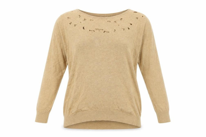 Monsoon Womens Brown Pullover Jumper Size S