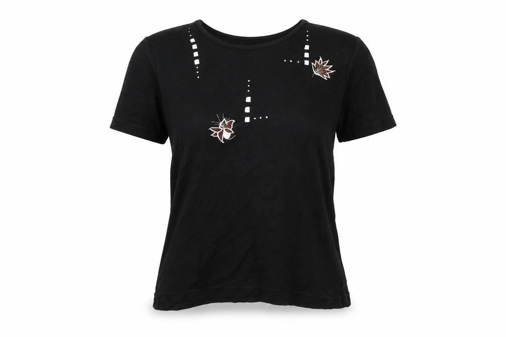 Front view of ballan women’s black jumper, size S