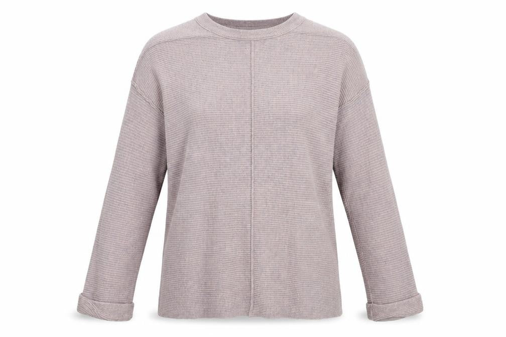 Front view of Primark women’s pink knit jumper, size UK 6