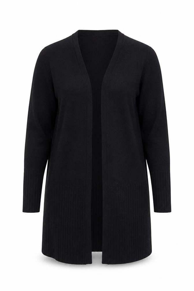 Front view of Next women’s black cardigan jumper, size S