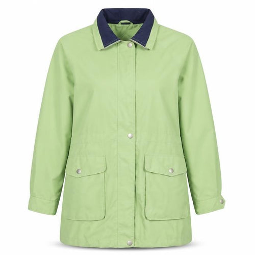 Compliments outwear Womens Green   Rain Coat Coat Size 14