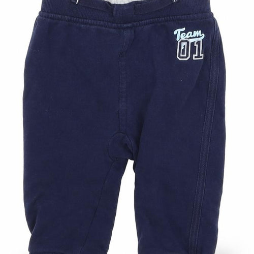 George Baby Blue   Jogger Trousers Size 6-9 Months