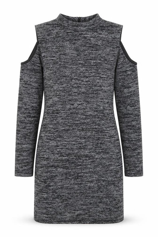 Front view of Parisian women’s grey bodycon, size UK 12
