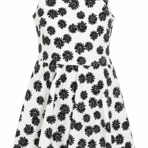 Club L Womens White Floral  Fit & Flare  Size 12