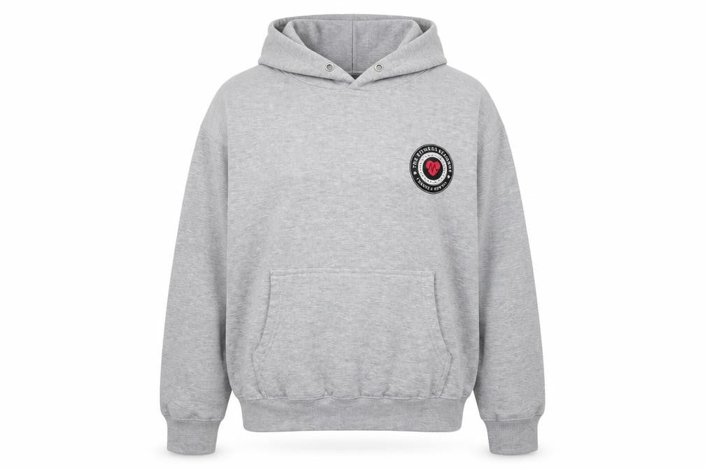 Front view of PREWORN women’s grey jumper, size M