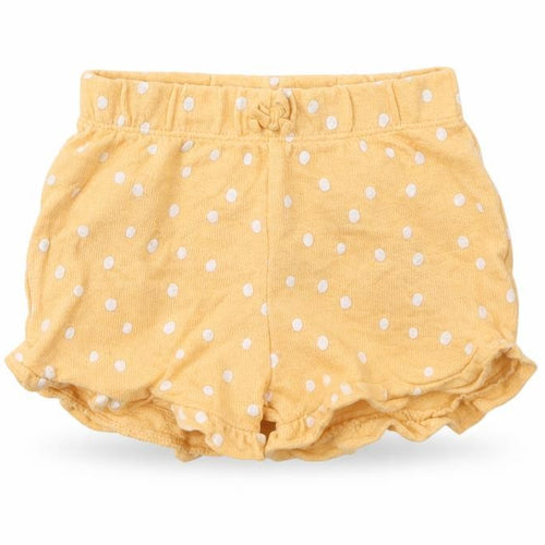 George Girls Yellow Spotted  Capri Trousers Size 12-18 Months