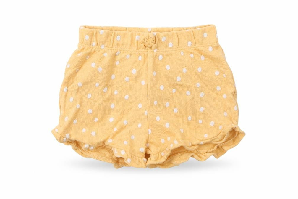 George Girls Yellow Spotted  Capri Trousers Size 12-18 Months