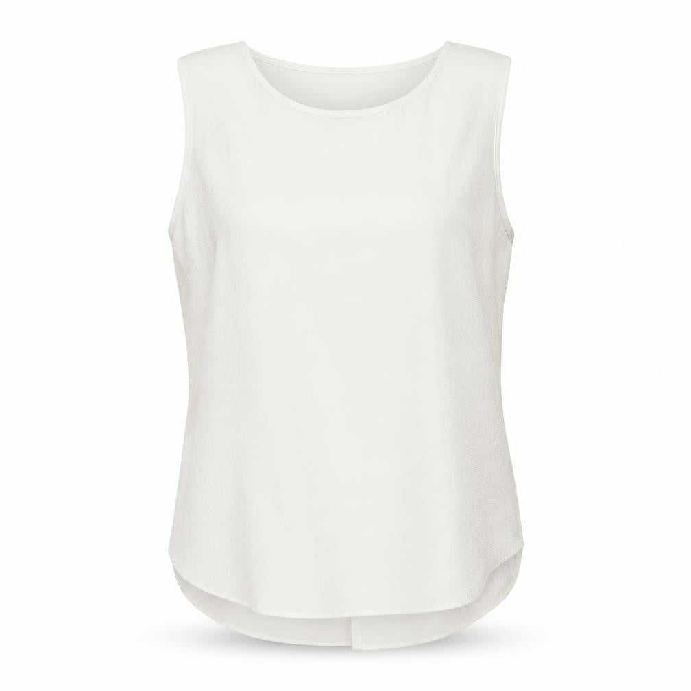 Front view of Primark women’s ivory basic blouse, size UK 14