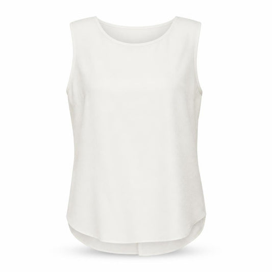 Front view of Primark women’s ivory basic blouse, size UK 14